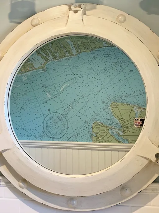 Avalon NJ nautical map wallpaper