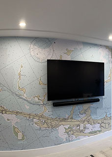 nautical chart wallpaper